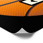 Poster Numéro 1 Basketball et joueurs (Coin)