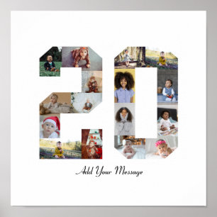 Poster Numéro 20 Collage photo
