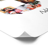 Poster Numéro 50 Collage photo (Coin)