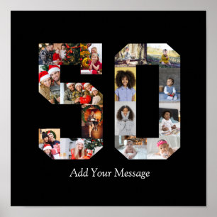 Poster Numéro 50 Collage photo