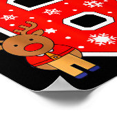 Poster Numéro 6 67 Mème Couple Pyjamas Noël Assortis (Coin)