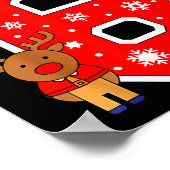 Poster Numéro 6 67 Mème Couple Pyjamas Noël Correspondant (Coin)