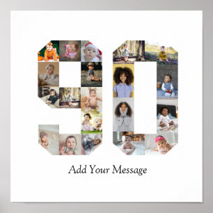 Poster Numéro 90 - Collage photo