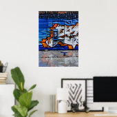 Poster Numéro de cabine de téléphone 12 - Réflexion de la (Bureau à domicile)