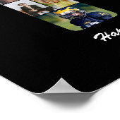 Poster Numéro du 10e anniversaire 10 Collage photo person (Coin)