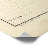 Poster Numéro I des cartes de mine Comstock (Coin)