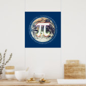 Poster Numéro Pi sur Terre | Maths (Cuisine)