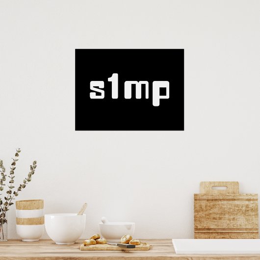 Poster Numéro Un Simp (Cuisine)