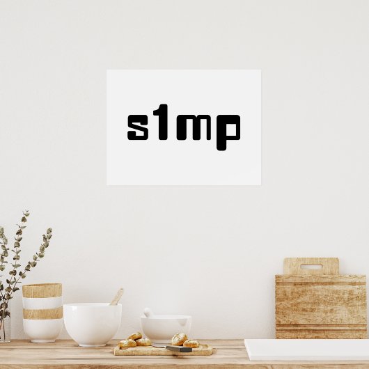 Poster Numéro Un Simp (Cuisine)