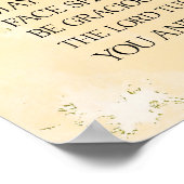 Poster Numéros 6:24-26 Le Seigneur vous bénisse Bible Ver (Coin)