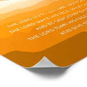 Poster Numéros 6:24-26 Le Seigneur vous bénisse et vous g (Coin)