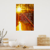 POSTER NUMÉROS 6:24 QUE L'ÉTERNEL TE BÉNUE (Cuisine)