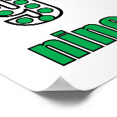 POSTER NUMÉROS D'APPRENTISSAGE FUNTIME (Coin)