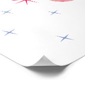 Poster Numéros d'aquarelle (Coin)