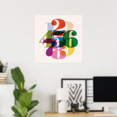 Poster Numéros Imprimer (Bureau à domicile)