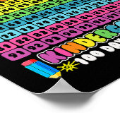 Poster Numéros Plus Intelligents 100e Jour De La Maternel (Coin)