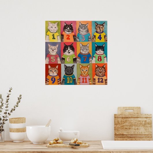 Poster Nummers (Keuken)