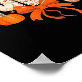 Poster Nurse Fall Autumn Pumpkin Sce Coffee Thanksgiving (Coin)