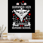 Poster Nurse | Survided Her Passing Nursing (Cuisine)
