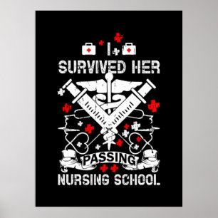 Poster Nurse   Survided Her Passing Nursing