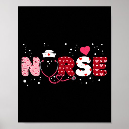 Poster Nurse Valentines Day Valentine Er Icu Nicu Rn Nurs (Devant)