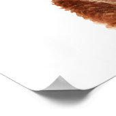 Poster Nurserart Red Highland Cow Calf (Coin)