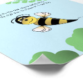 Poster Nurserie Bumble Bee ou Enfants (Coin)