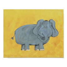 Nurserie d'éléphant Ed - IMPRIMÉ