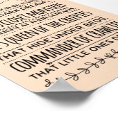 Poster Nurserie Fée Gothmère "Reine des Creepies" (Coin)