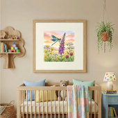 Poster Nurserie Papillons et Petits Insectes