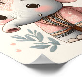 Poster Nursery Art Nusantara / Patrimoine Bébé Animaux (Coin)