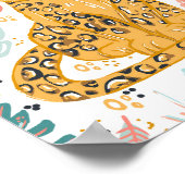 Poster Nursery du bébé guépard (Coin)