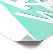 Poster Nursery Enfants Dinosaure RAWR Chambre (Coin)