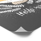 Poster Nursery Fox d'hiver (Coin)