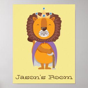 Poster Nursery King Lion