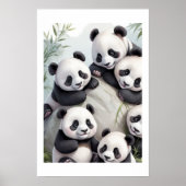 Poster Nursery Panda (Devant)