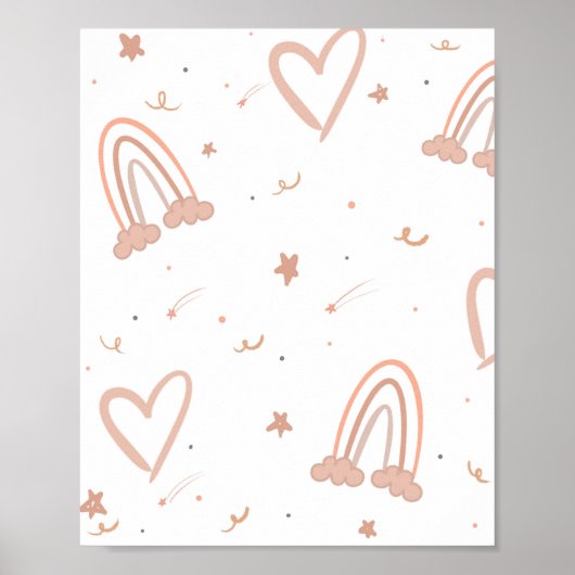 Poster Nursery Photo Baby Girl (Devant)