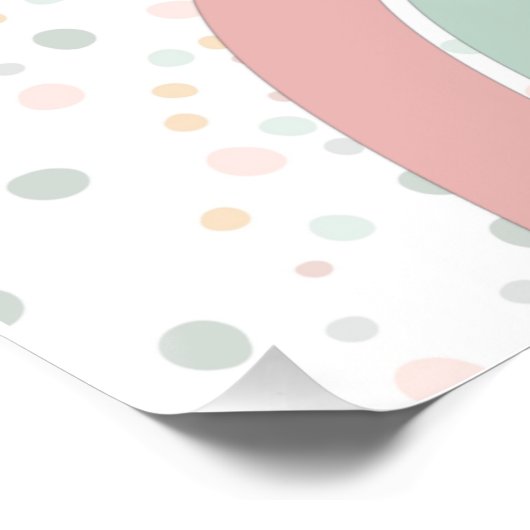 Poster Nursery Rainbow Boho Art (Coin)