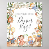 Poster Nursery Rhymes Devinez ce qu'il y a dans le sac à  (Devant)