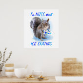 Poster Nut de patinage sur glace (Cuisine)