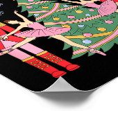 Poster Nutcracker Ballet Christmas Ballerina Nk Dance Squ (Coin)