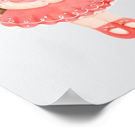 Poster Nutcracker Ballet Clara Noël (Coin)