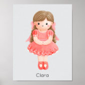 Poster Nutcracker Ballet Clara Noël (Devant)