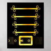 Poster Nutcracker Character Soldier Costume Uniform Funny (Devant)