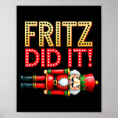 Poster Nutcracker Fritz Did It Clara Funny Christmas Ball (Devant)