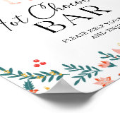 Poster Nutcracker Hot Chocolat Bar fête de Noël (Coin)