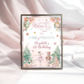 Poster Nutcracker Land Of Sweet Birthday Party Welcome