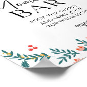 Poster Nutcracker Momosa Bar Baby shower de Noël (Coin)