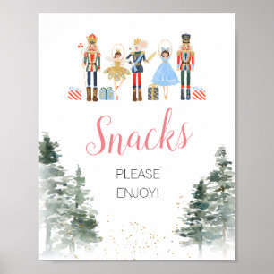 Poster Nutcracker Noël Fête des mariées Thé Snacks