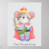 Poster Nutcracker Souris King Pastel Noël (Devant)
